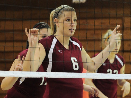 Volleyball Clipped In Five By Saint Rose