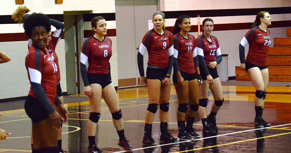 Volleyball continues road struggles, trounced by Saint Rose 3-0