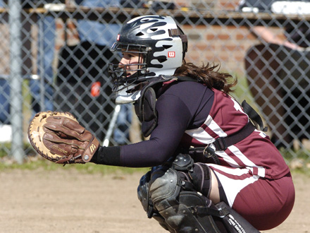 Softball Downed Twice at New Haven