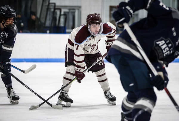Men’s Ice Hockey: Ravens’ Season Comes to a Close in Hard 8-2 Loss to Saint Anselm