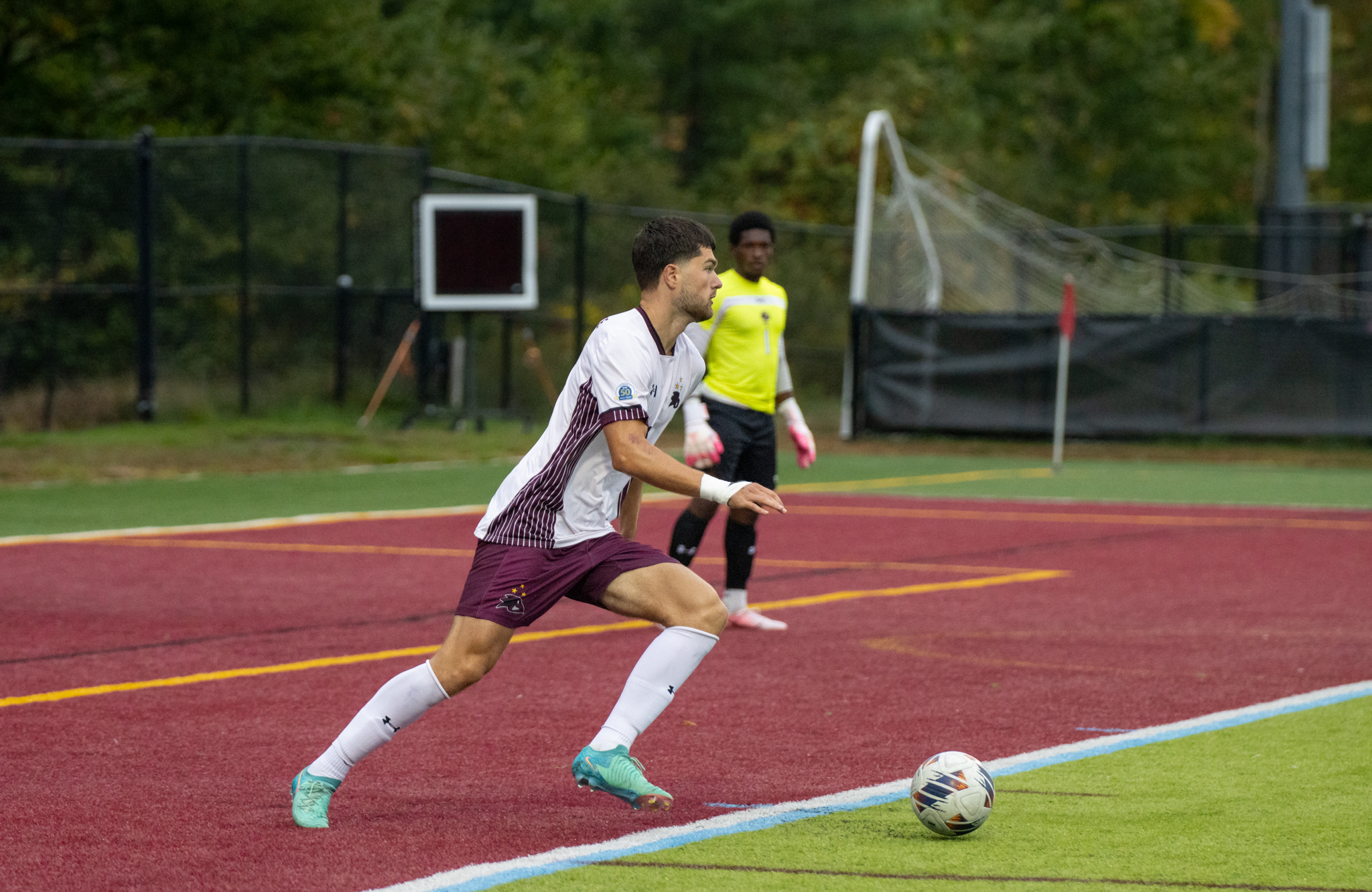 Men’s Soccer: Prolific Unbeaten Streak Ends at SNHU, Ravens Fall 4-2