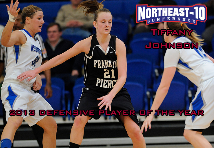 Women's Basketball's Tiffany Johnson Named 2013 NE-10 Defensive Player of the Year