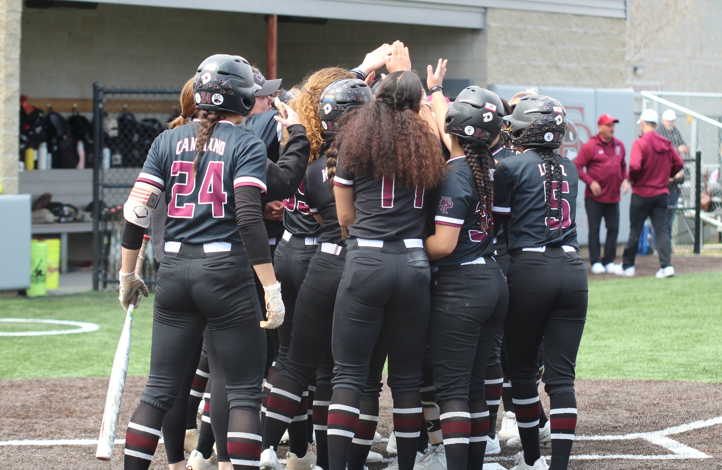 Softball Opens Doubleheader With Mercy Rule Win, Earns Split at Assumption